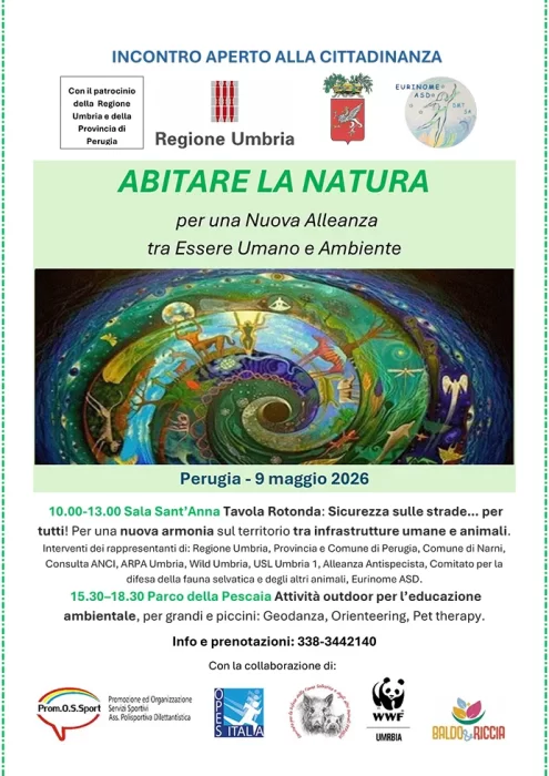 Locandina Abitare la Natura 9 Maggio 2026